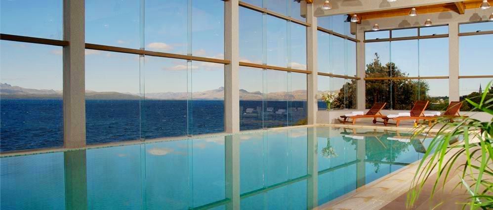 Alma Del Lago Suites & Spa San Carlos de Bariloche Eksteriør bilde The pool at the hotel