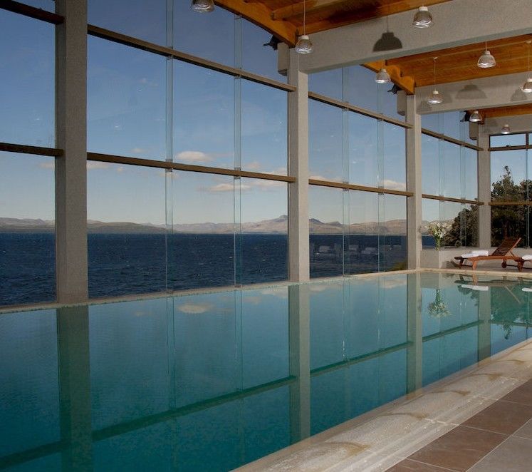 Alma Del Lago Suites & Spa San Carlos de Bariloche Eksteriør bilde The pool at the hotel